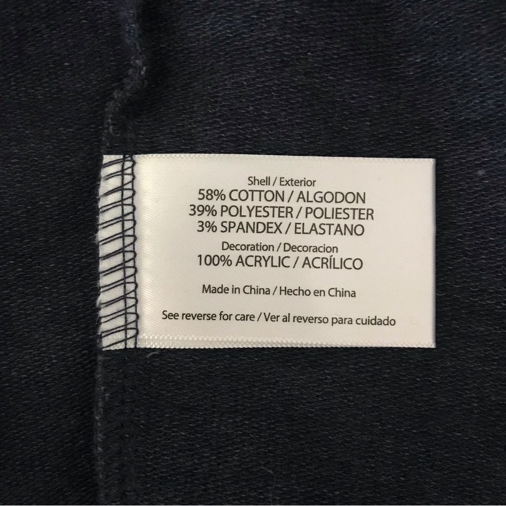 WILDFOX Good Vibes Crew Neck Sweatshirt Navy Blue - Picture 11 of 12